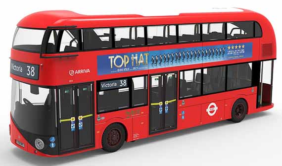 Arriva London Wright New Bus for London LT4 Top Hat